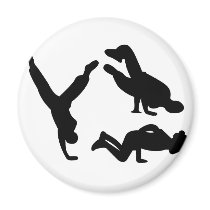 hip hop dancer magnets