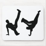 hip hop dancer mousepads