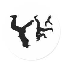 hip hop dancer sticker