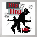 Hip Hop DJ Music Poster