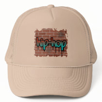 hip hop graffiti  design trucker hat