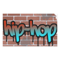 hip hop graffiti  design stickers