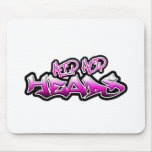 Hip Hop Heads (pink) Mousepad