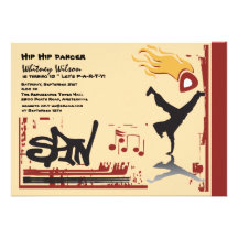Hip Hop Invitation