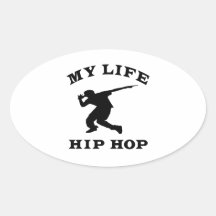 Hip hop ma vie autocollants