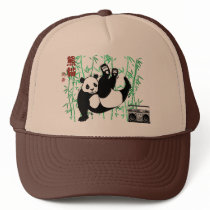 Hip Hop Panda Cap Mesh Hats