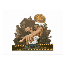 Hip Hop Party Don't Stop Post Cards