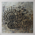 Hip Hop Skip Jump 1B Posters
