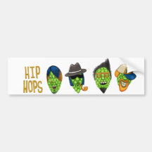 Hip Hops bumper sticker
