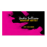 Hip Makeup Artist Business Cards