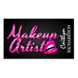 Hip Makeup Artist Business Cards