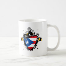 Hip Puerto Rico Coffee Mugs