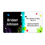 Hip Retro and Groovy Address Label- Large