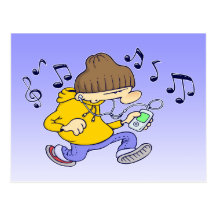 HipHop Gangsta Postcard