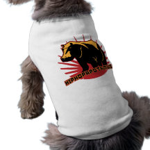 hiphopapotamus rhymenocerous dog tee shirt