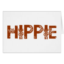 Hippie Greeting Cards