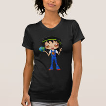 Hippie Girl Kids Peace Earth T Shirt