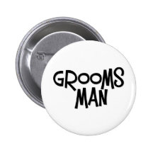 Hippie Groomsman Badge Avec Épingle