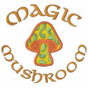 Hippie Paisley Mushroom, Mushroom, Magic embroidered shirts