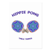 Hippie Pong Ping Pong Business Card