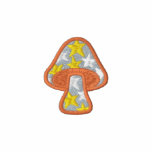 Hippie Stars Mushroom embroidered shirts