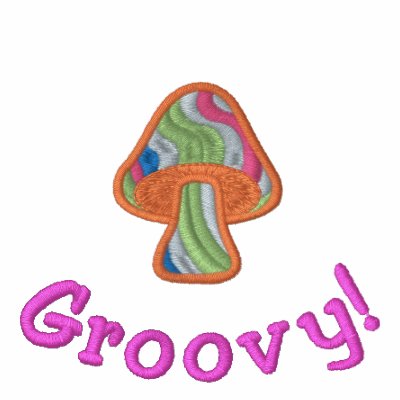 Hippie Striped Mushroom, Groovy! by silly_strings