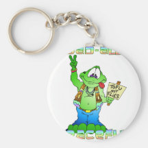 Hippie Toad Keychains