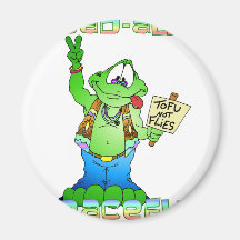 Hippie Toad Magnets
