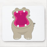 Hippo Big Mouth Mouse Pads