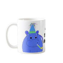 Hippo Birthday - Big Fella' Coffee Mug