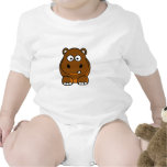 Hippo Brown Baby Creeper