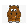 Hippo Brown Post Cards