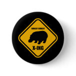 Hippo Crossing X-ing Sign