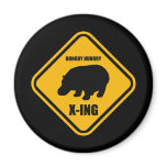 Hippo Crossing X-ing Sign
