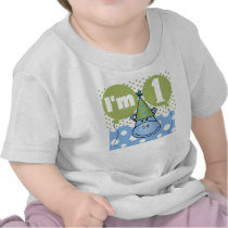 Hippo First Birthday Tshirt