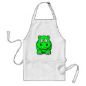 Hippo Green aprons