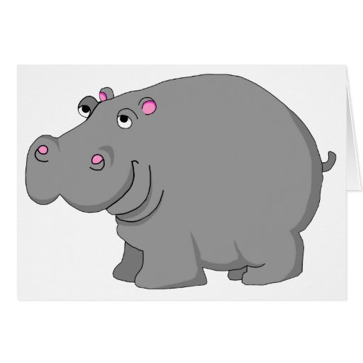 hippo greeting cards