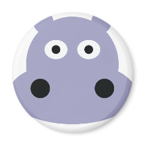 hippo head magnet