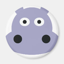 hippo head magnet