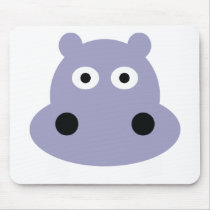 hippo head mouse pads