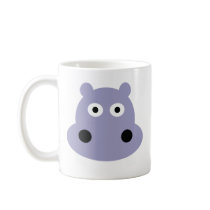 hippo head coffee mugs