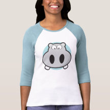 Hippo head t shirt