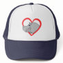 Hippo Heart Trucker Hats