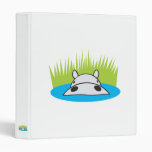 hippo hiding in water binders