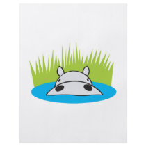 hippo hiding in water flyer