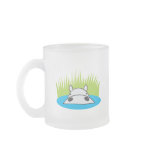 hippo hiding in water mug
