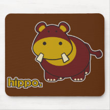hippo. mousepad