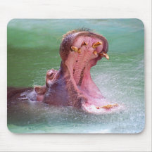 Hippo Mouth Open Mousepad