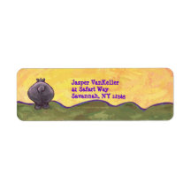 Hippo Personalized Address Labels