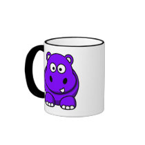 Hippo Purple Mug